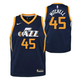 Donovan Mitchell #45 Utah Jazz Nike Icon Swingman NBA Jersey (YOUTH) - Taass for sale
