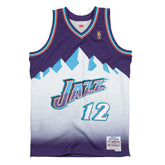 John Stockton #12 Utah Jazz 1996-97 Mitchell & Ness Swingman NBA Jersey Purple - Taass US