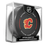 Calgary Flames 2025-26 NHL Official Game Puck - Taass US