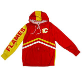 Calgary Flames Undeniable Mitchell & Ness NHL Windbreaker Jacket - Taass US