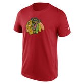 Chicago Blackhawks Primary Logo NHL T-Shirt Red - Taass US