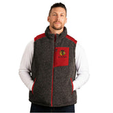 Chicago Blackhawks G-III NHL Reversible Sherpa Winter Vest - Taass for sale