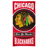 Chicago Blackhawks Slogan WinCraft NHL Beach Towel - Taass near me