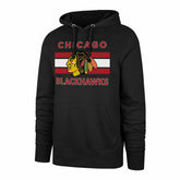 Chicago Blackhawks Stripe '47 Burnside NHL Hoodie Black - Taass online