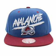 Colorado Avalanche Transcript Mitchell & Ness Snapback NHL Cap - Taass near me