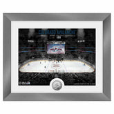 Colorado Avalanche Art Deco Stadium Silver Coin Framed NHL Photo - Taass discount