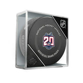 Columbus Blue Jackets 20th Anniversary NHL Official Game Puck - Taass discount