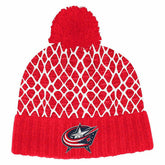 Columbus Blue Jackets 2019/20 Goal Net NHL Knit Hat /w Pom - Taass sale