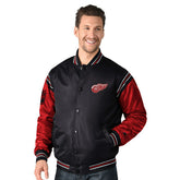 Detroit Red Wings Enforcer NHL Varsity Satin Jacket - Taass for sale