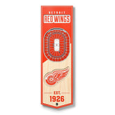 Detroit Red Wings 3D Stadium NHL Banner - Taass online