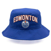 Edmonton Oilers Starter Slapshot NHL Bucket Hat Blue - Taass US