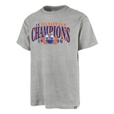 Edmonton Oilers 1990 Stanley Cup Champions '47 Echo NHL T-Shirt - Taass near me