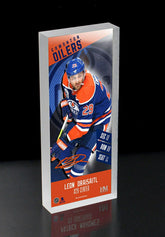 Leon Draisaitl Edmonton Oilers NHL Player Ticket 3D Block Art - Taass discount
