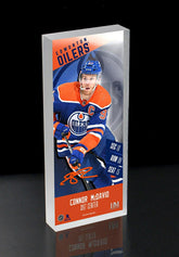 Connor McDavid Edmonton Oilers NHL Player Ticket 3D Block Art - Taass for sale