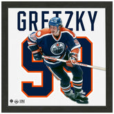 Wayne Gretzky #99 Edmonton Oilers Impact Jersey Framed NHL Photo - Taass US