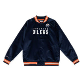 Edmonton Oilers Mitchell & Ness Lightweight Satin NHL Jacket - Taass near me