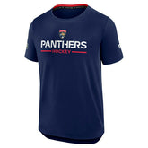 Florida Panthers 2025/26 Authentic Pro Rink Tech NHL T-Shirt Navy - Taass sale
