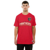 Florida Panthers Retro Stripe NHL T-Shirt Red - Taass discount