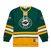 Minnesota Wild Mitchell & Ness Heritage NHL Lace-Up Jersey Crew - Taass US