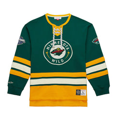 Minnesota Wild Mitchell & Ness Heritage NHL Lace-Up Jersey Crew - Taass US