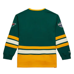 Minnesota Wild Mitchell & Ness Heritage NHL Lace-Up Jersey Crew - Taass US