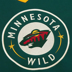 Minnesota Wild Mitchell & Ness Heritage NHL Lace-Up Jersey Crew - Taass US