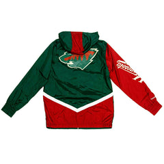 Minnesota Wild Undeniable Mitchell & Ness NHL Windbreaker Jacket - Taass near me