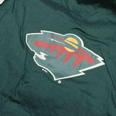 Minnesota Wild Undeniable Mitchell & Ness NHL Windbreaker Jacket - Taass near me