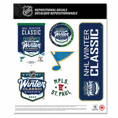 2022 NHL Winter Classic Deluxe Decals Set (5 Pcs.) - Taass US