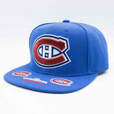 Montreal Canadiens Hat Trick Mitchell & Ness Snapback NHL Cap Blue - Taass US