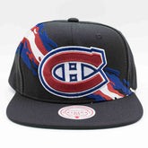 Montreal Canadiens Paintbrush Mitchell & Ness Snapback NHL Cap Black - Taass online