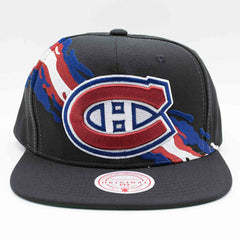 Montreal Canadiens Paintbrush Mitchell & Ness Snapback NHL Cap Black - Taass online