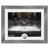 Nashville Predators Art Deco Stadium Silver Coin Framed NHL Photo - Taass online