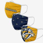 Nashville Predators Face Covering NHL Face Mask (3-Pack) - Taass online