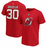 Martin Brodeur #30 New Jersey Devils Alumni Fanatics NHL T-Shirt Red - Taass near me