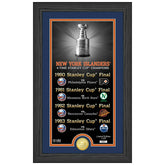New York Islanders Stanley Cup Legacy Bronze Coin Framed NHL Photo - Taass discount