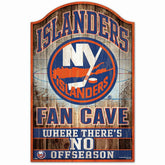 New York Islanders WinCraft NHL Fan Cave Wood Sign - Taass for sale