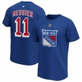 Mark Messier #11 New York Rangers Fanatics Alumni Player NHL T-Shirt Blue - Taass sale
