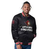 Ottawa Senators Closer Reversible NHL Varsity Jacket Black/Red - Taass US
