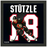Tim Stützle #18 Ottawa Senators Impact Jersey Framed NHL Photo - Taass discount