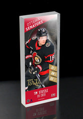 Ottawa Senators Edmonton Oilers NHL Player Ticket 3D Block Art - Taass for sale