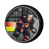 Tim Stützle Ottawa Senators InGlasCo NHL Souvenir Puck - Taass US