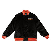 Philadelphia Flyers Heavyweight Satin Mitchell & Ness NHL Jacket Black - Taass for sale