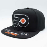 Philadelphia Flyers Hat Trick Mitchell & Ness Snapback NHL Cap Black - Taass online
