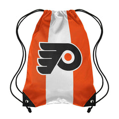 Philadelphia Flyers Team Stripe NHL Drawstring Backpack - Taass US