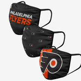 Philadelphia Flyers Face Covering NHL Face Mask (3-Pack) - Taass for sale