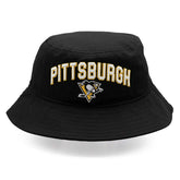 Pittsburgh Penguins Starter Slapshot NHL Bucket Hat Black - Taass for sale