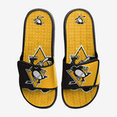 Pittsburgh Penguins Big Logo NHL Gel Slides - Taass for sale