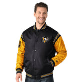 Pittsburgh Penguins Enforcer NHL Varsity Satin Jacket - Taass online
