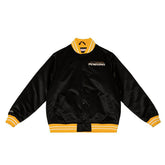 Pittsburgh Penguins Heavyweight Satin Mitchell & Ness NHL Jacket Black - Taass discount